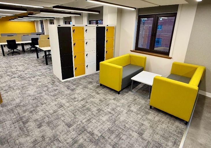 Complete office furniture installation